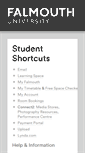 Mobile Screenshot of portal.falmouth.ac.uk